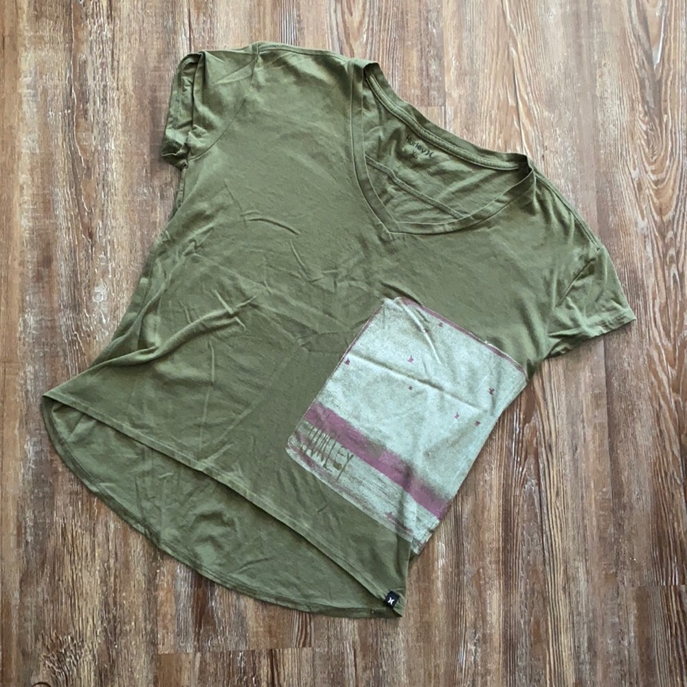 Hurley Green Tee Shirt